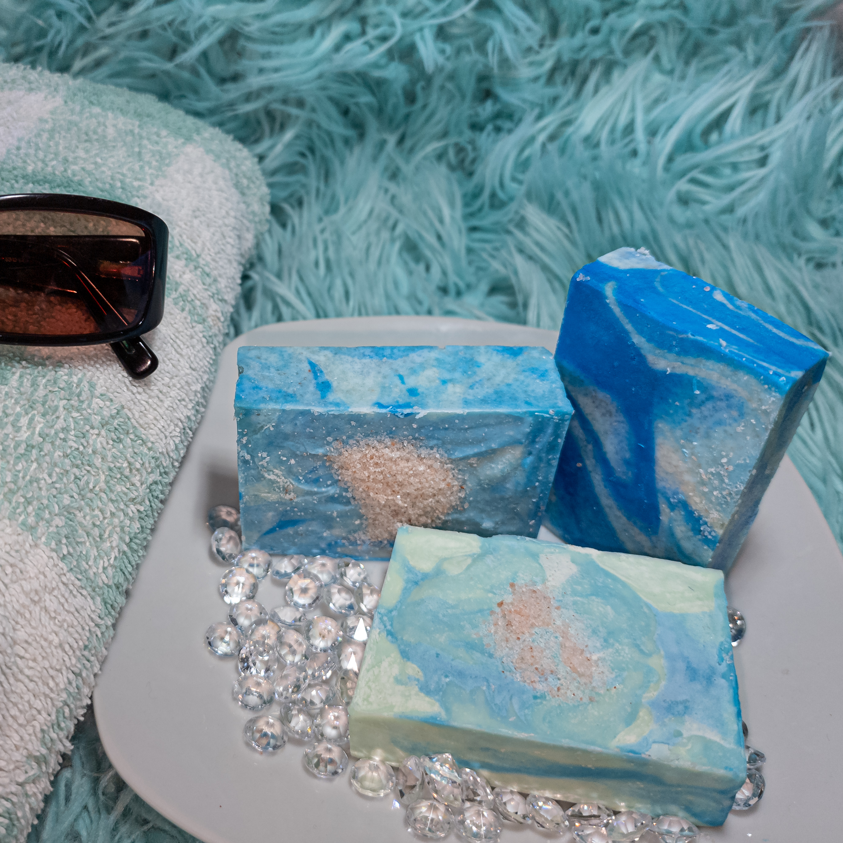 Pink Himalayan Salt Soap Bar   3.5oz.   3pk